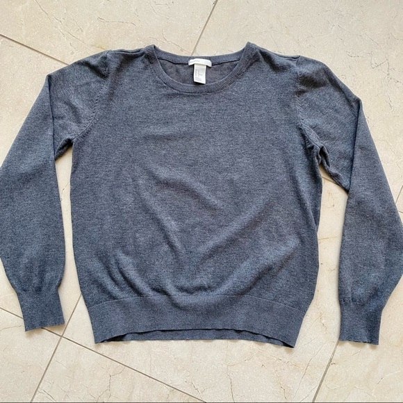 Basic by H&M Sweater Grey Medium - Picture 1 of 3